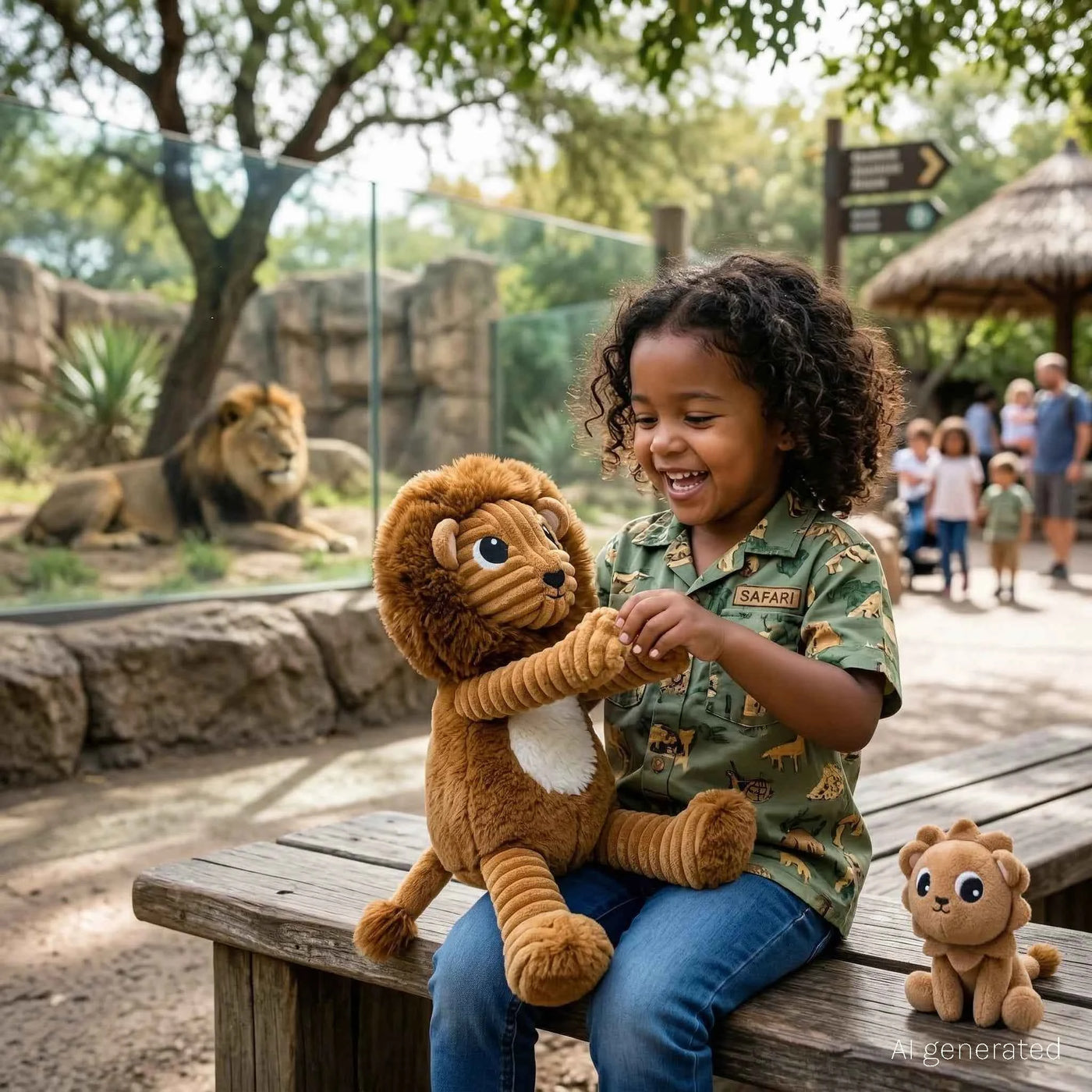 Les DÃ©glingos | Les Ptipotos - Pluche Knuffel Graou Bruine Suiker Papa En Zijn Baby