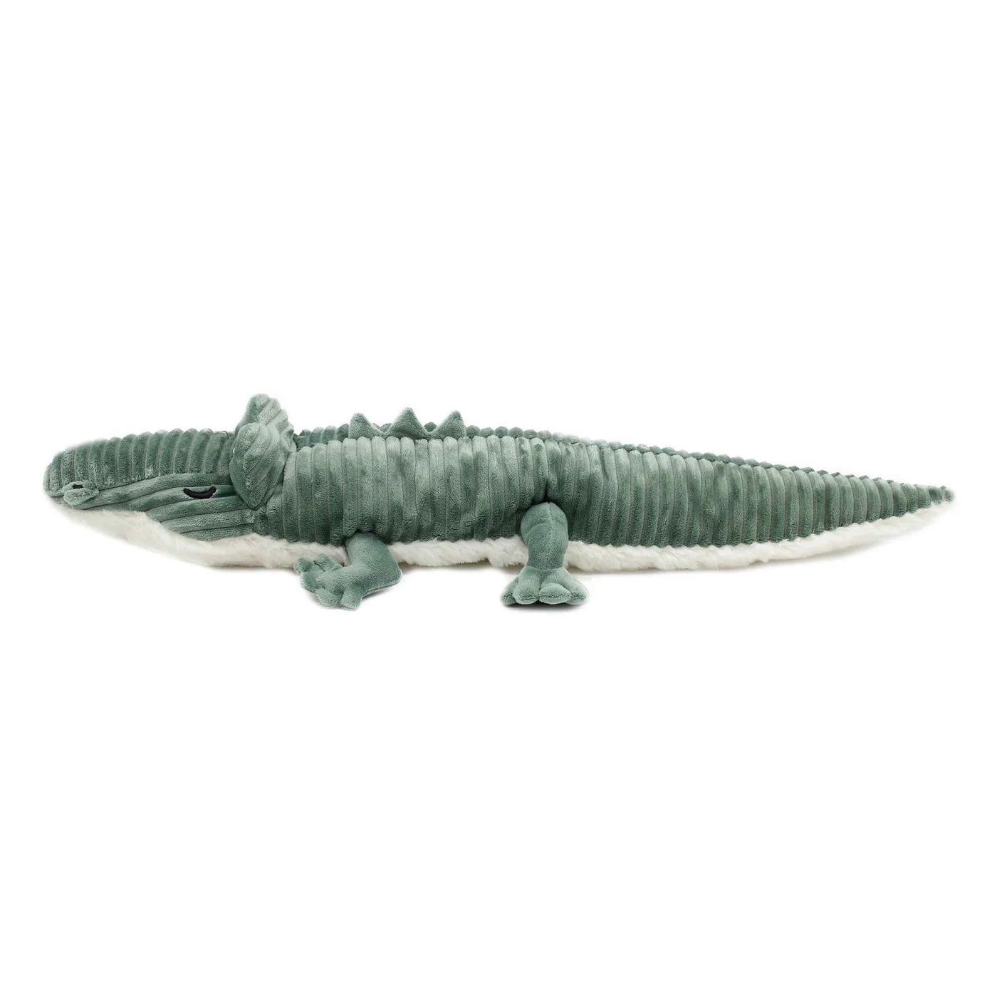 Les Déglingos | Les Ptipotos - Plush Cuddly Croketou Green Crocodile Mother and Her Baby