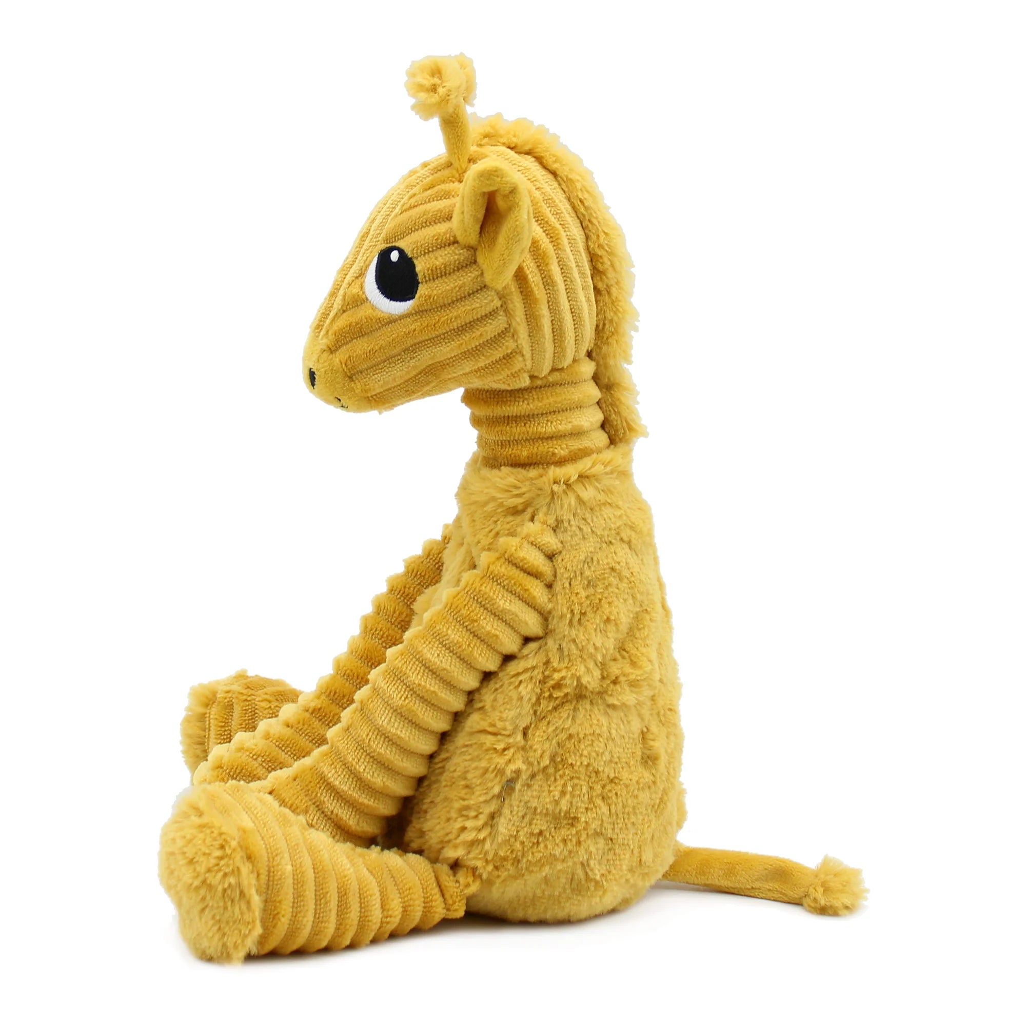 Les duéglingos | Les Ptipotos -  Pluche Knuffel Loncou Gele Mosterdkleurige Giraf Moeder En Haar Baby
