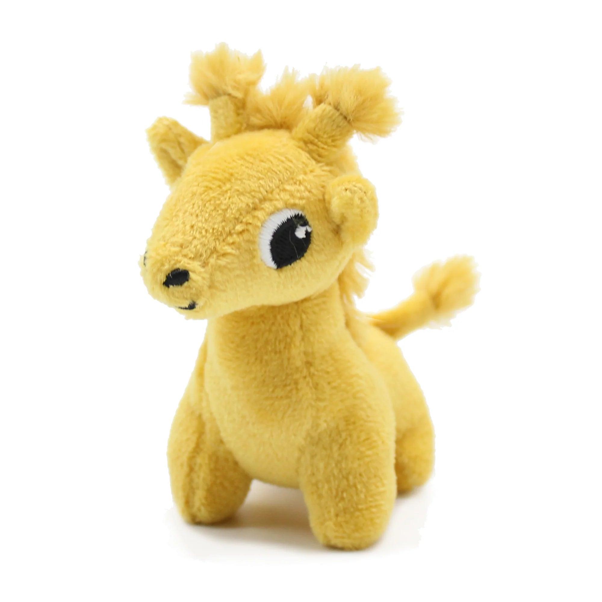 Les duéglingos | Les Ptipotos -  Pluche Knuffel Loncou Gele Mosterdkleurige Giraf Moeder En Haar Baby