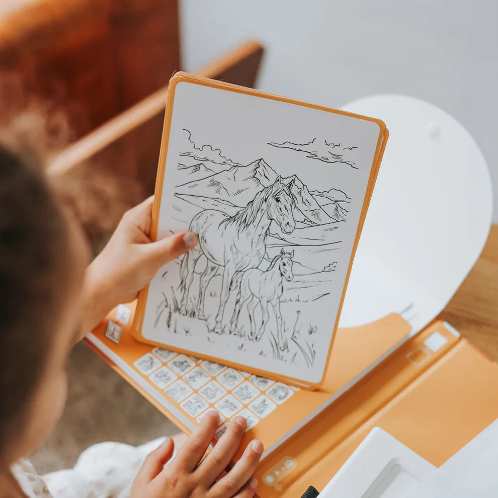 Kidywolf | kidydraw pad refill horses 8y+