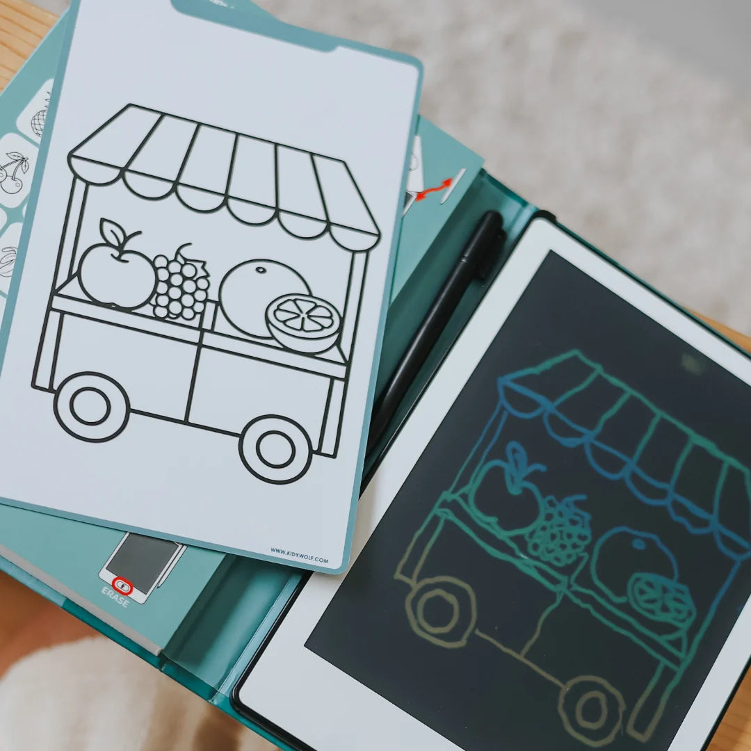 Kidywolf | kidydraw mini mijn kleine marktje