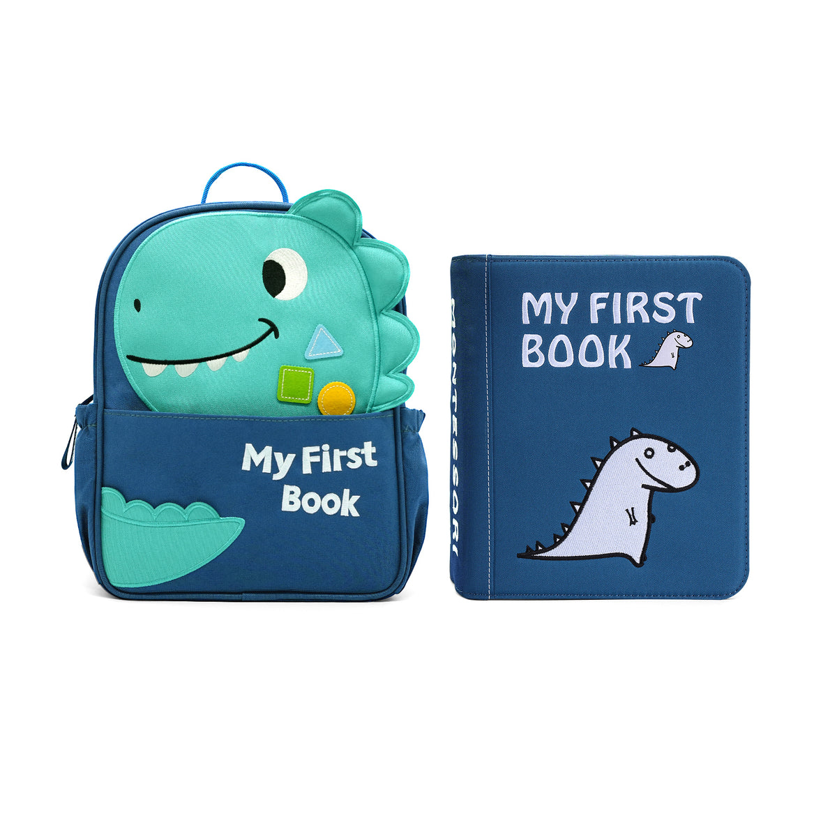 My First Book | geschenkset everyday life rugzak+boek blauw