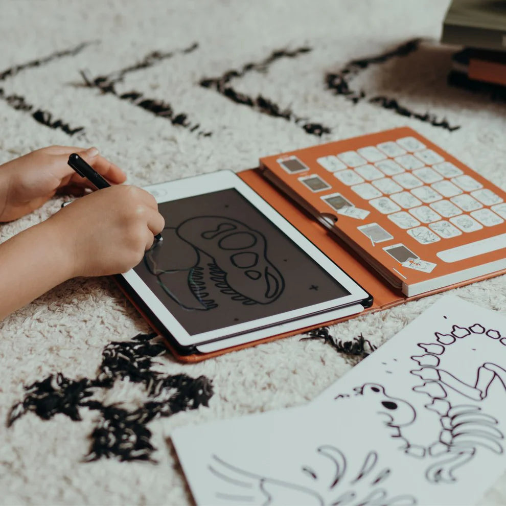 Kidywolf | Refill Kidydraw - Mini  Extra kaarten Met Het Thema Galaxy en Dinosaurussen