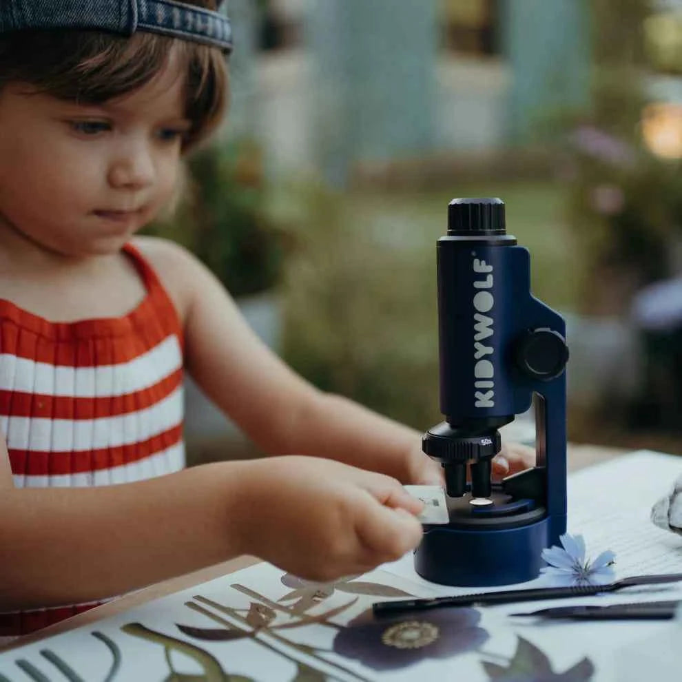 Kidywolf | Kidymicroscope Draagbare Microscoop Blauw