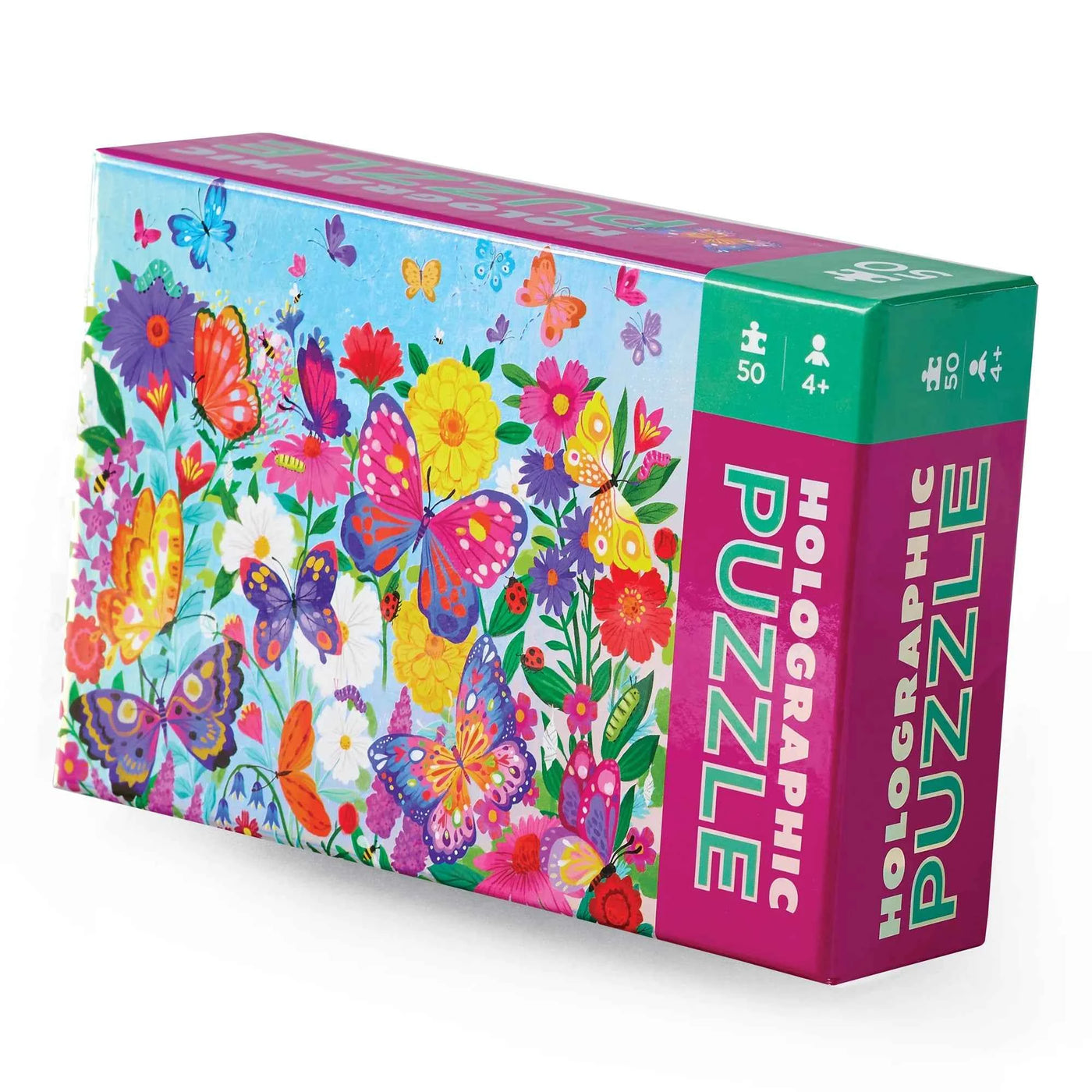 Crocodile Creek | 50-Piece Holographic Foil Butterfly Puzzle