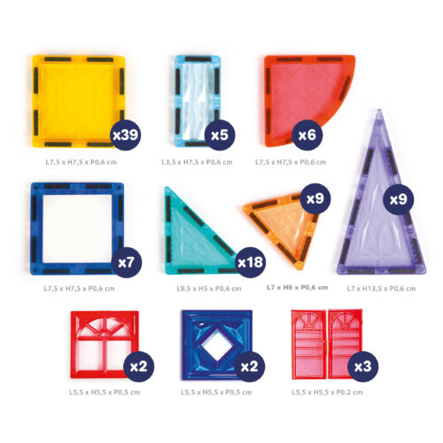 Ludi | Magnetische Blokken XXL 100-delig
