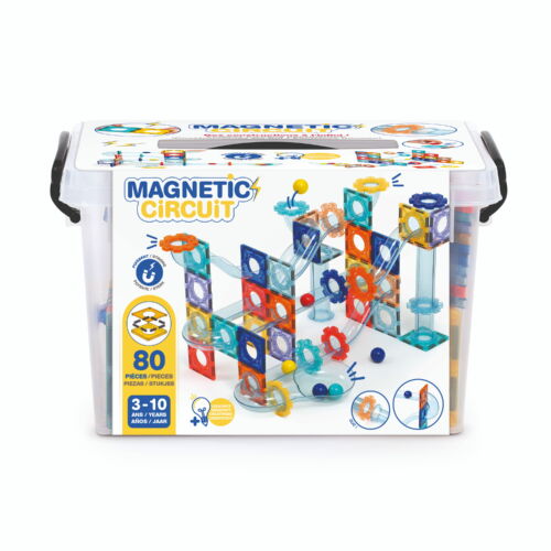 Ludi | Magnetische Blokken Knikkerbaan 80-delig