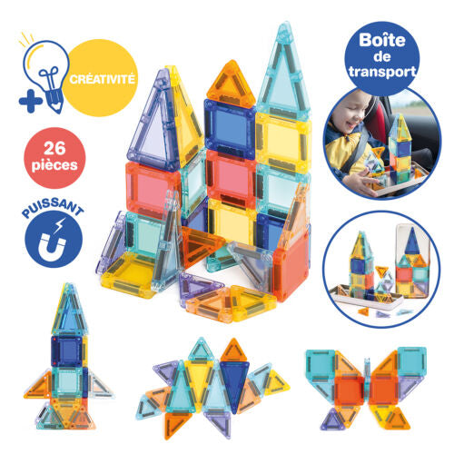 Ludi | Magnetische Blokken Mini 26-delig