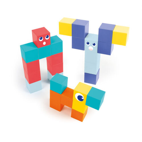 Ludi | Magnetische Blokken Kubus 28-delig