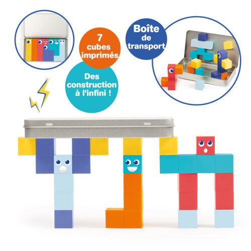 Ludi | Magnetische Blokken Kubus 28-delig