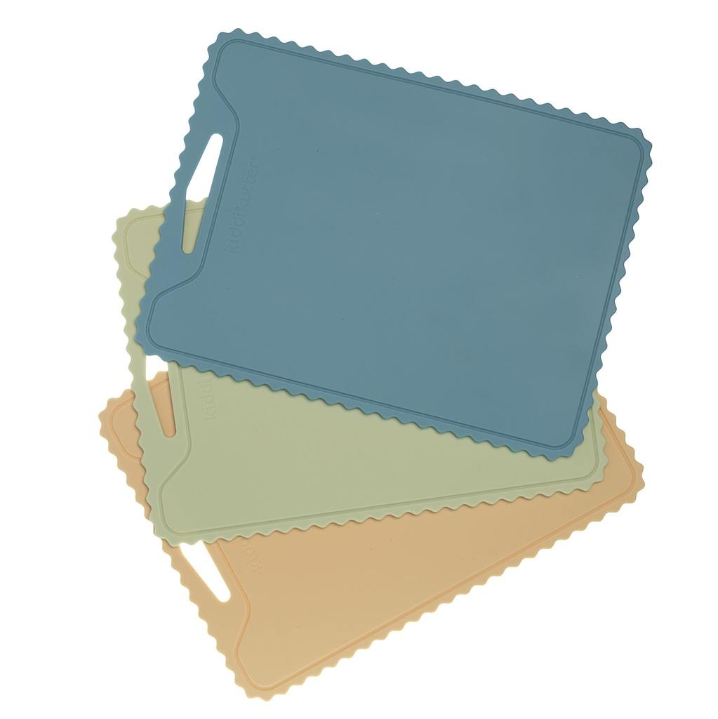 Kiddikutter | Snijplank Silicone Sage