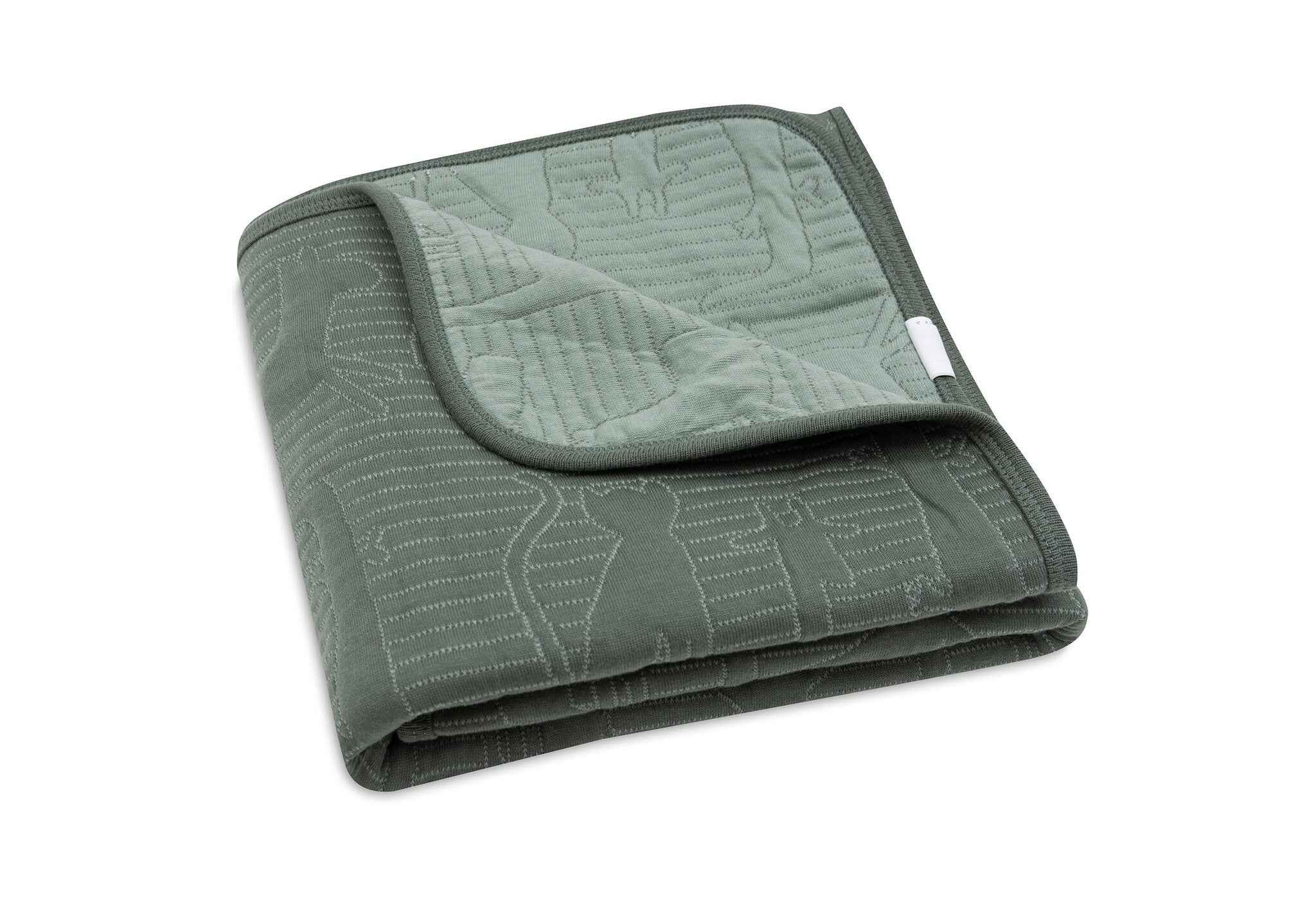 Jollein Deken  Wieg 75x100cm Jungle Jambo Ash Green/Laurel