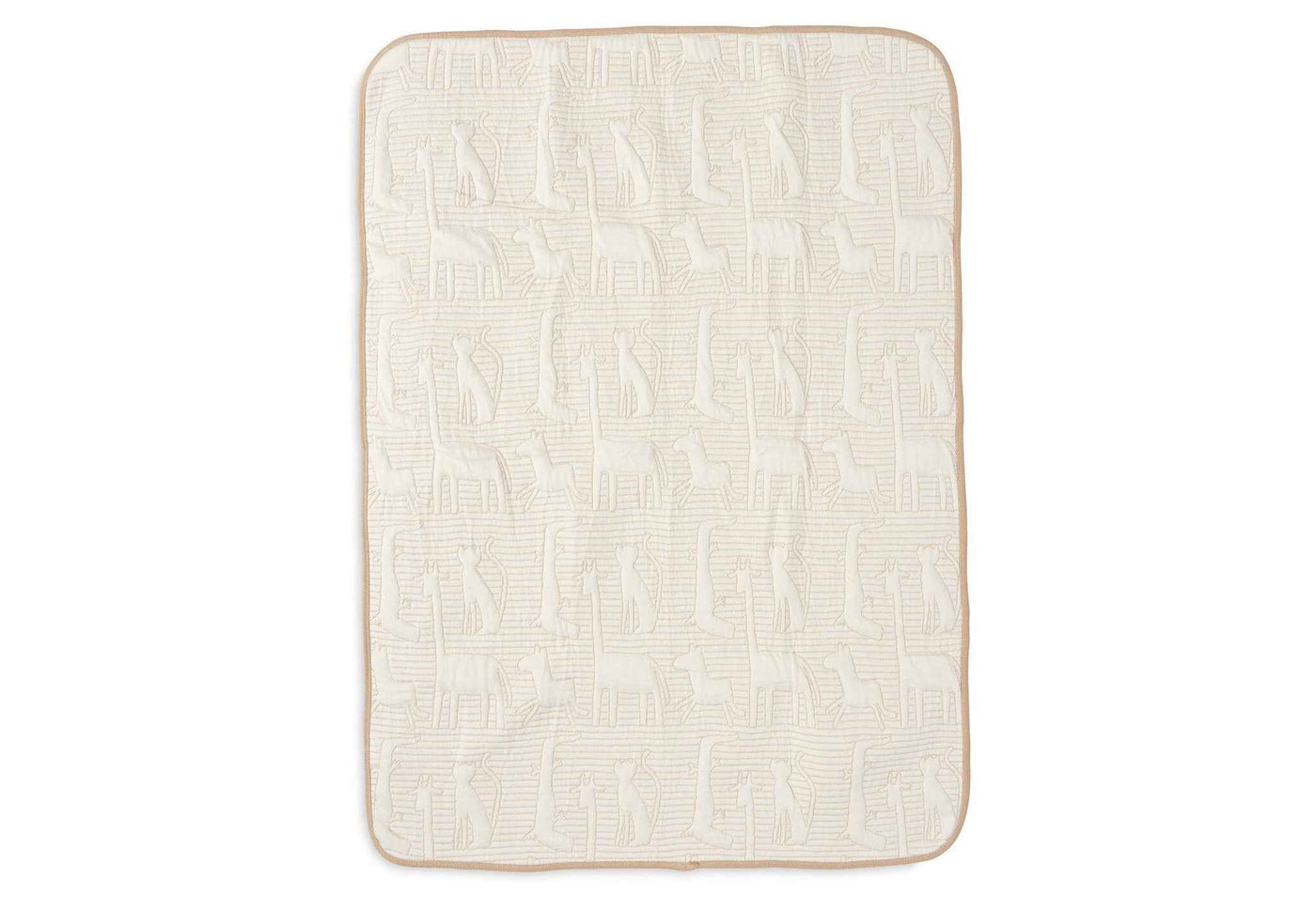 Jollein Deken Ledikant 100x150cm Jungle Jambo  Biscuit/Oatmeal