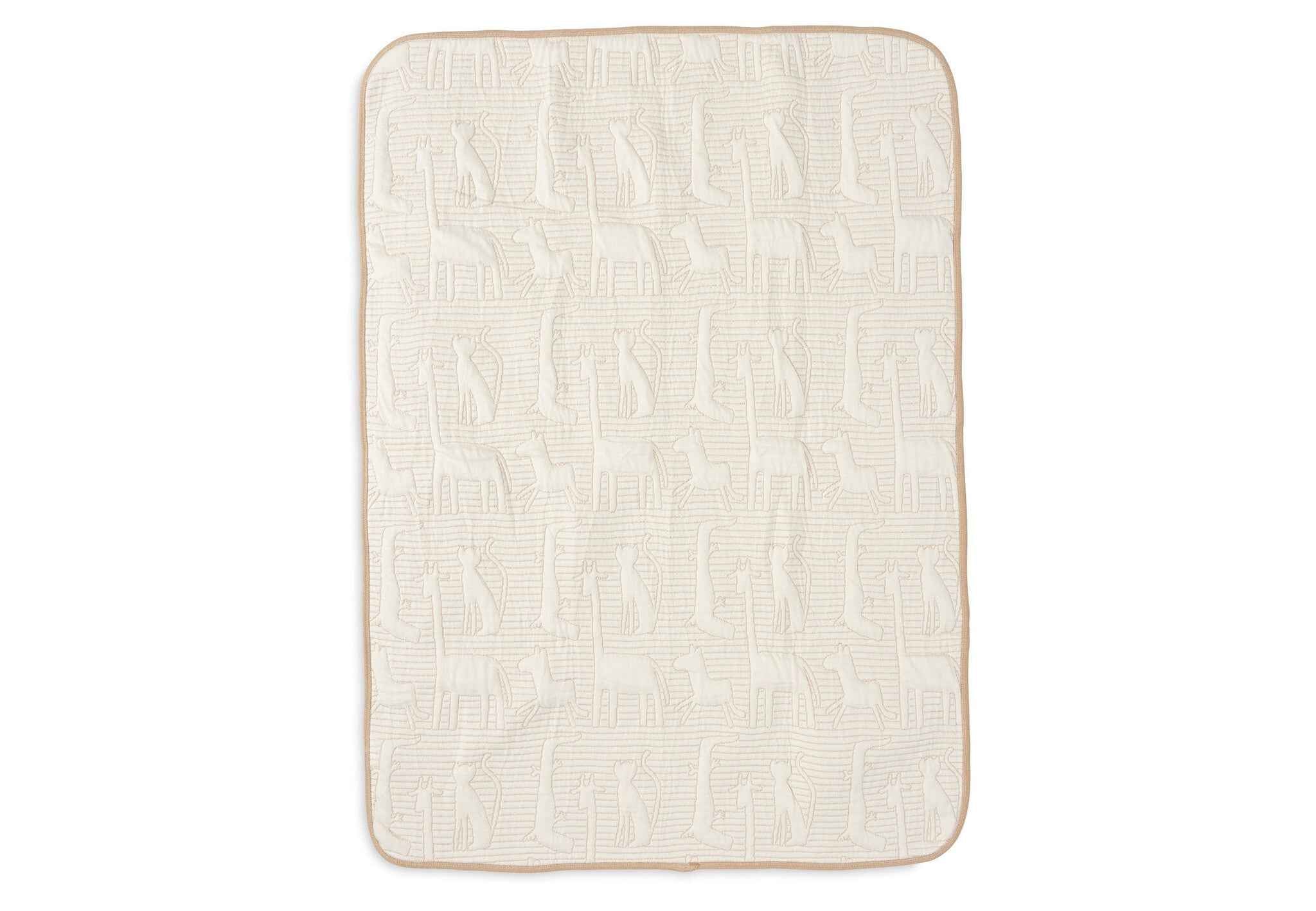 Jollein Deken Ledikant 100x150cm Jungle Jambo  Biscuit/Oatmeal