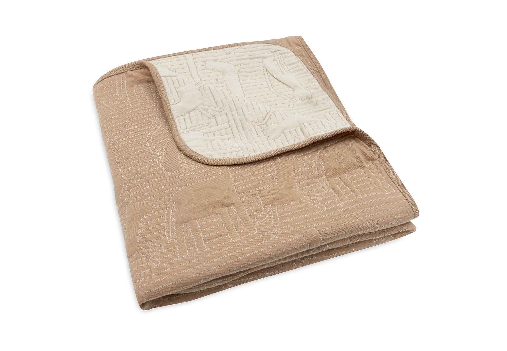 Jollein Deken Ledikant 100x150cm Jungle Jambo  Biscuit/Oatmeal