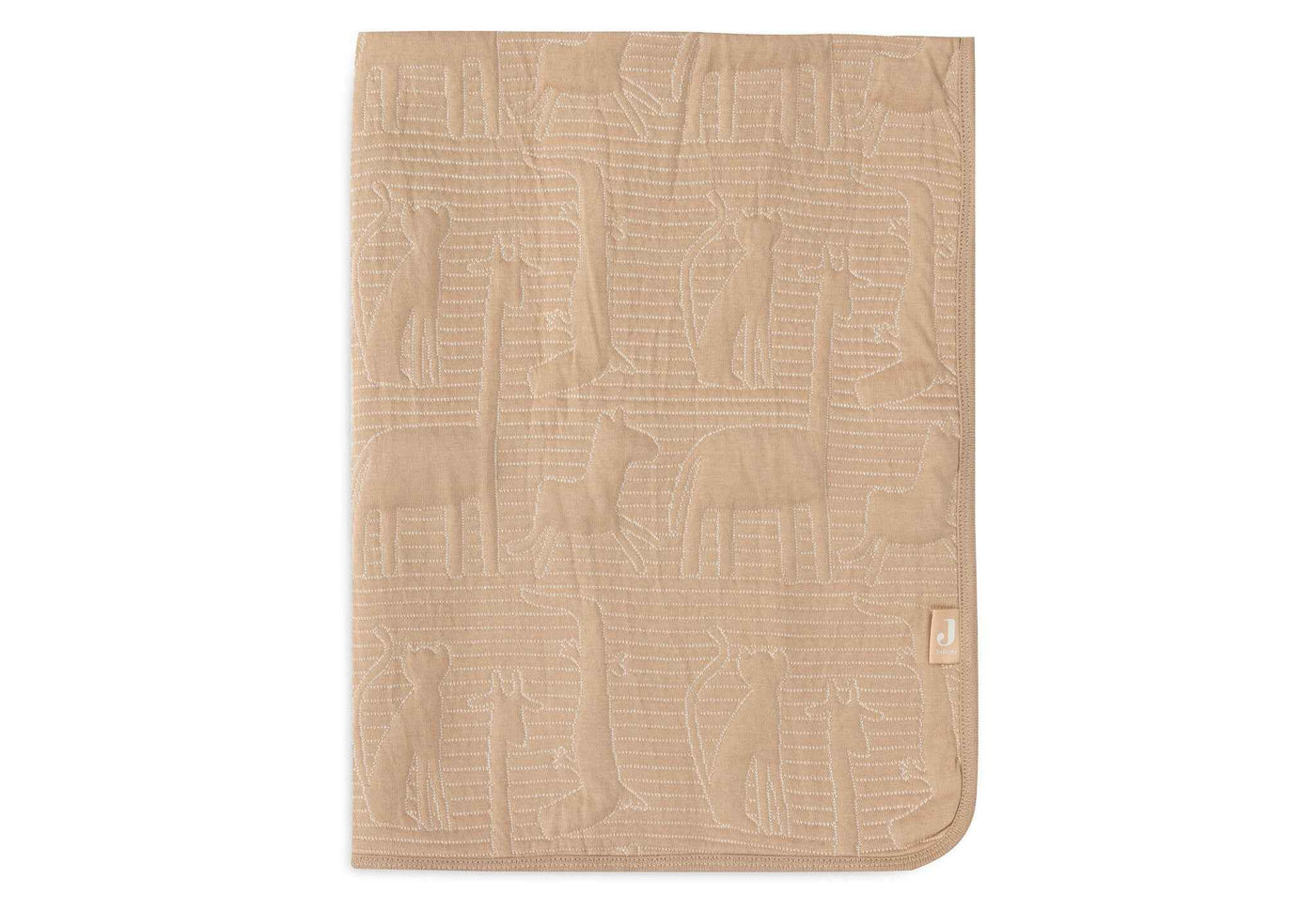 Jollein Deken Ledikant 100x150cm Jungle Jambo  Biscuit/Oatmeal