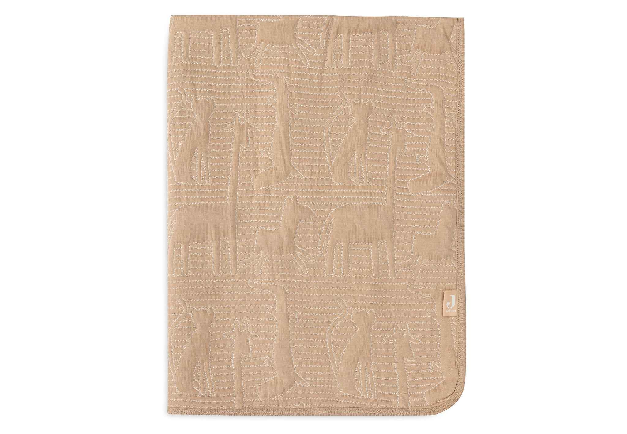 Jollein Deken Ledikant 100x150cm Jungle Jambo  Biscuit/Oatmeal