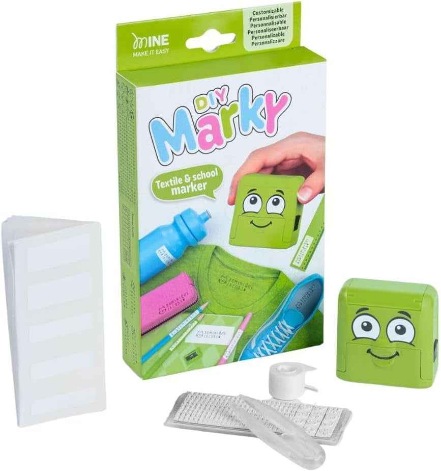 Marky DIY | Stamp with Ink | Green - 3 Lines