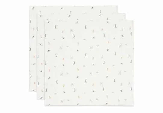 Jollein  | Hydrofiele Doek Small 70x70cm Jungle Jambo (3pack)
