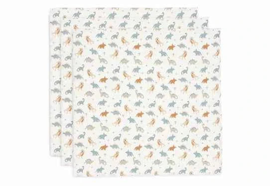 Jollein | Hydrofiele Doek Small 70x70cm Roarsome (3Pack)