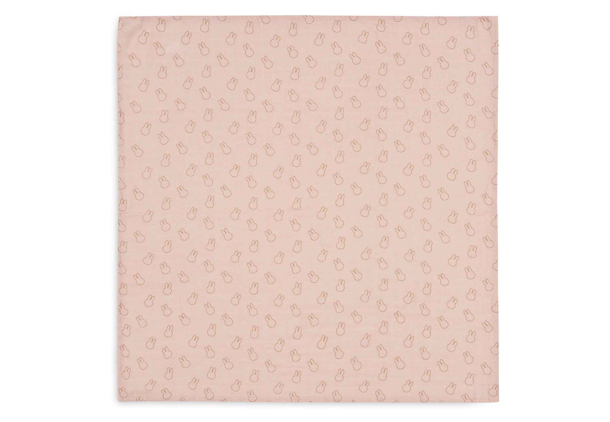 Jollein | Small 70x70 Hydrophilic Cloth, Miffy Silhouettes Wild Rose (3-Pack)