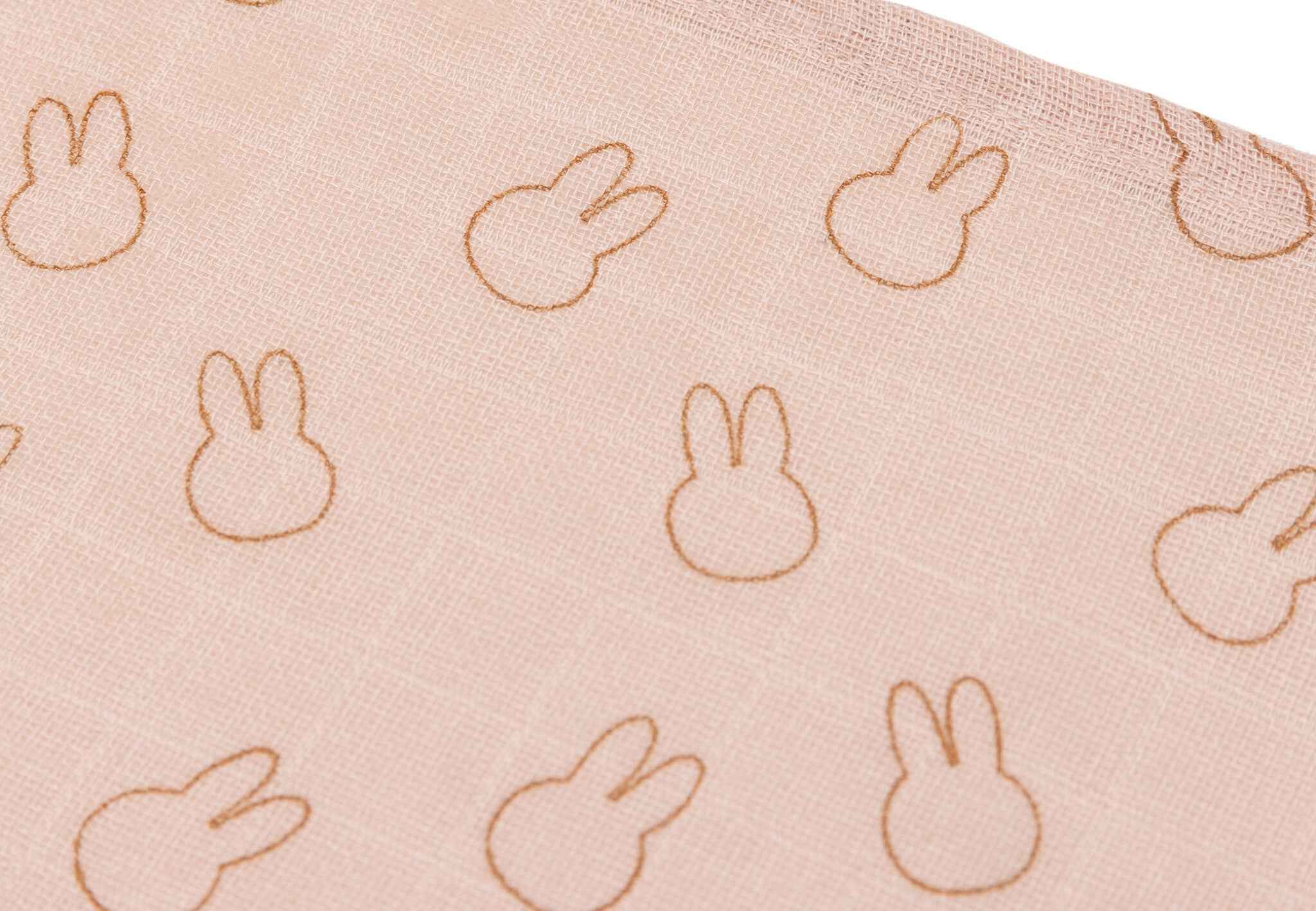Jollein | Hydrophilic Cloth Small 70x70 Miffy Silhouettes Wild Rose (3-Pack)