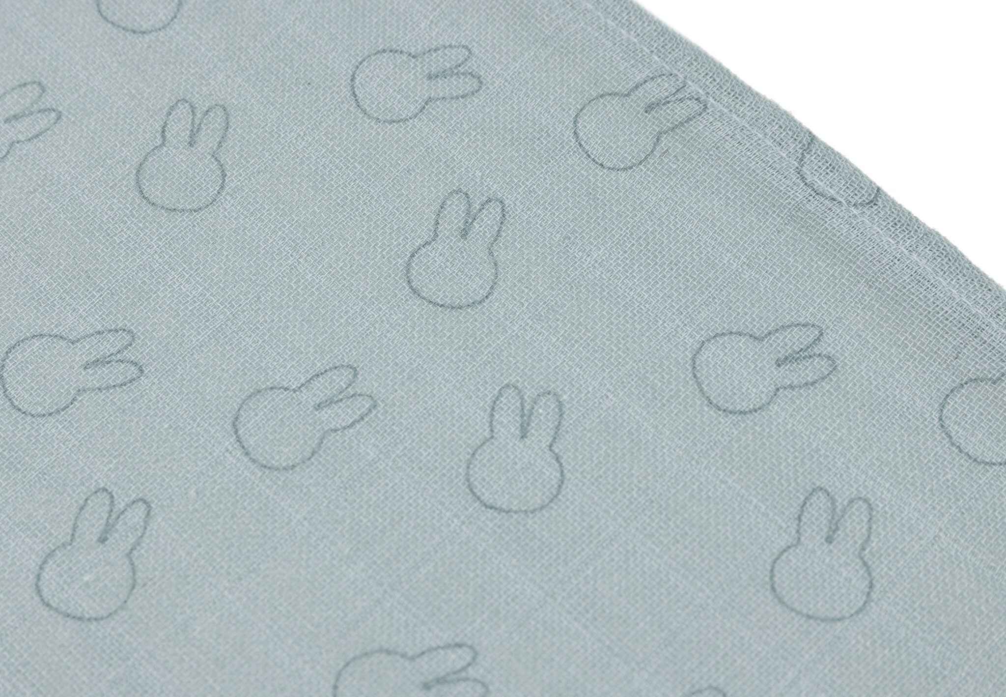 Jollein | Small Hydrophilic Cloth 70x70 Miffy Silhouettes Sea Green (3Pack)