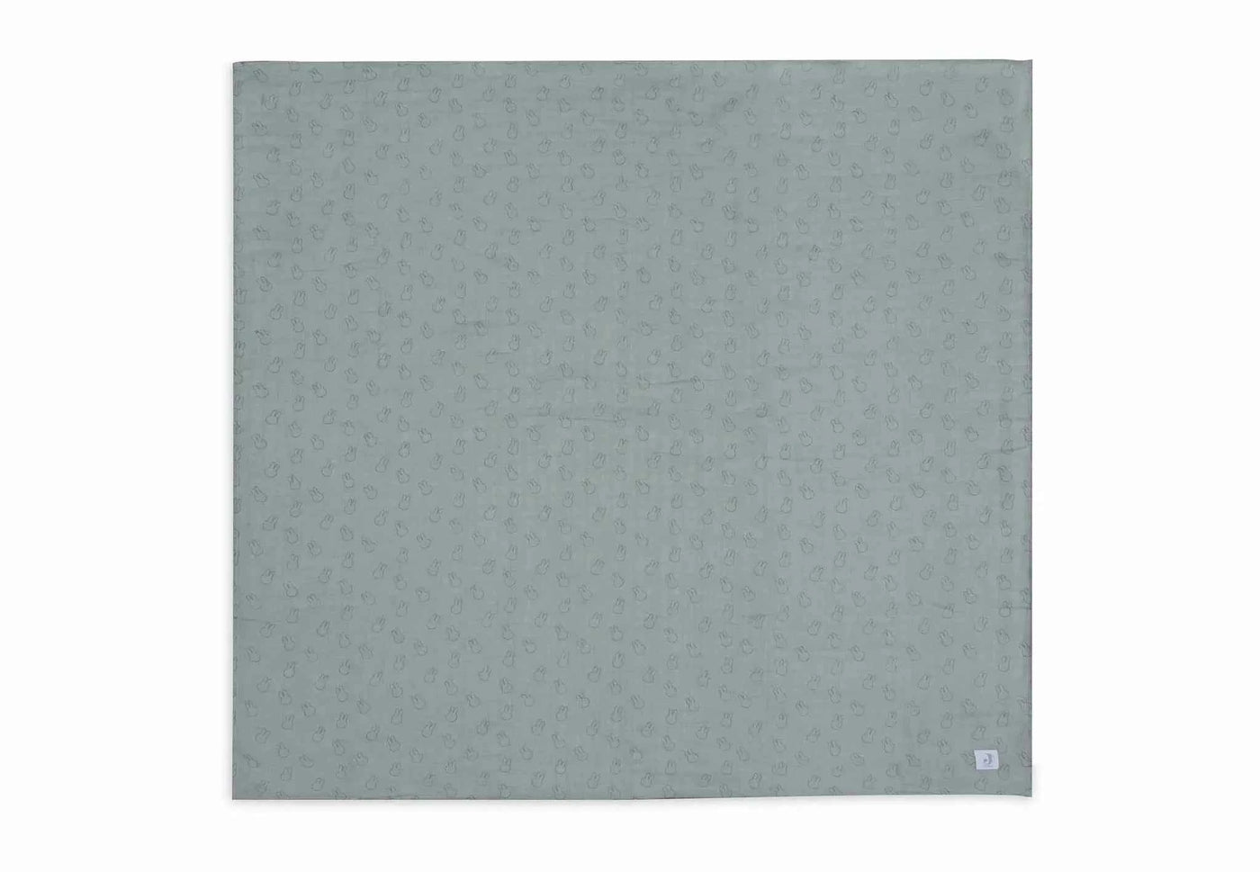 Jollein | Hydrofiele Doek Large 115x115cm Miffy Silhouettes - Sea Green - 2 Stuks