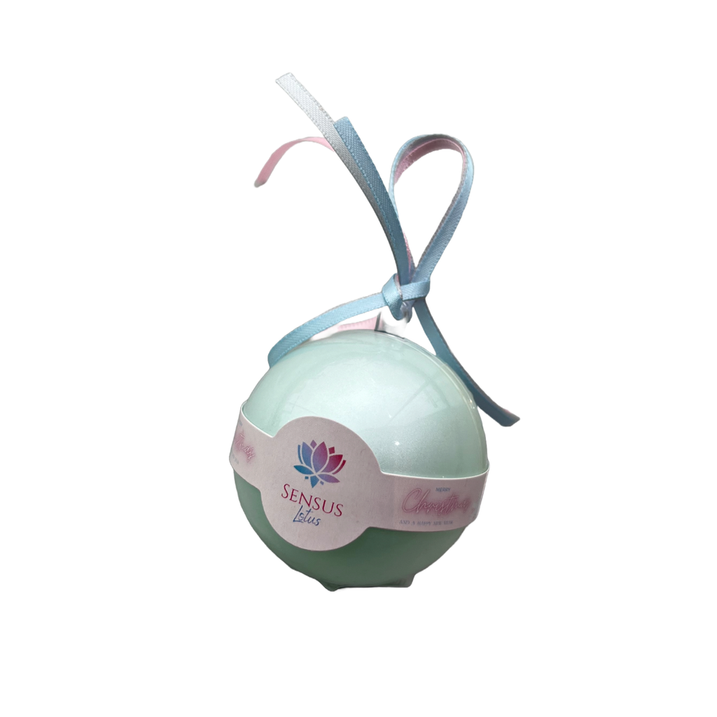 Sensus Lotus | Christmas Bauble Apple Green Bath Powder 30gr