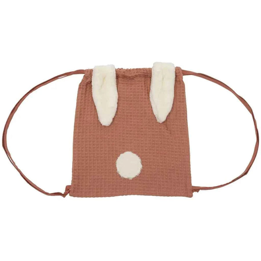 BB&Co | Rugzak Konijn Honingraat Caramel 27x30cm