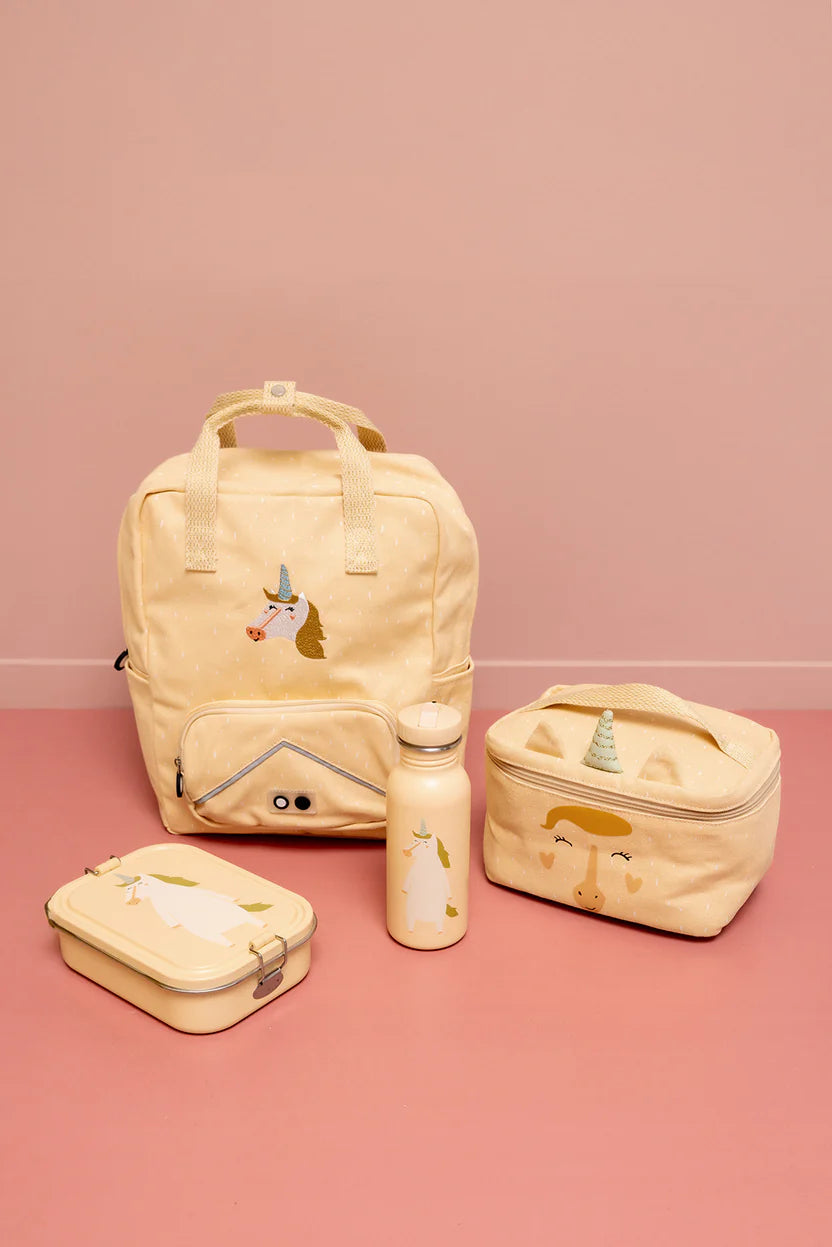Trixie | Lunchtas Isothermisch Mrs. Unicorn Ecru/Geel 21x14x14cm