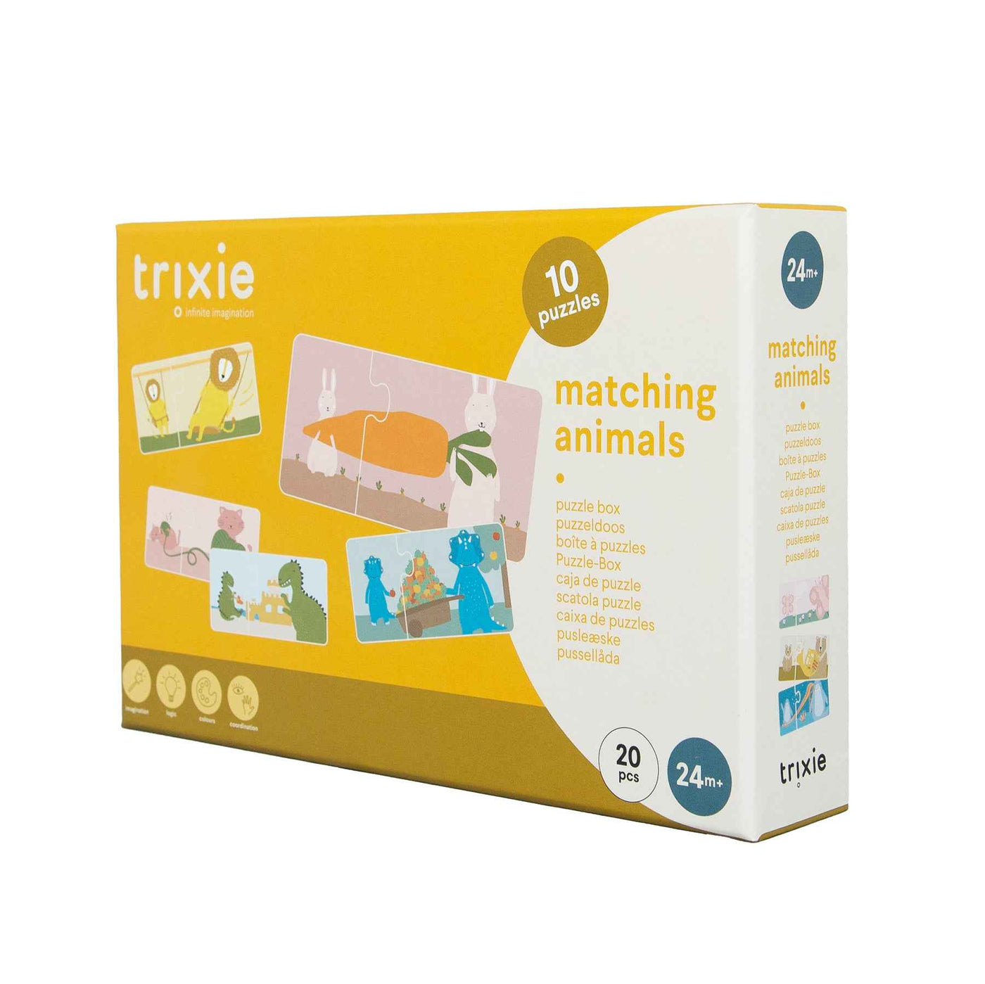 Trixie | Puzzeldoos - Dieren Matchen - 10 Duo Puzzels