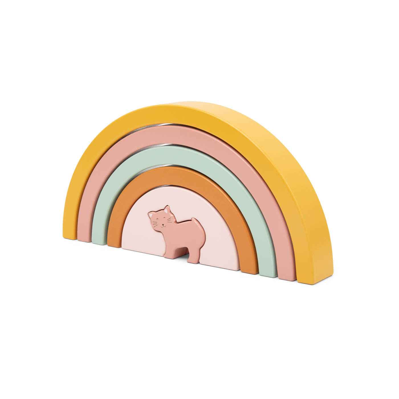 Trixie |  Houten Stapelregenboog - Mrs. Cat