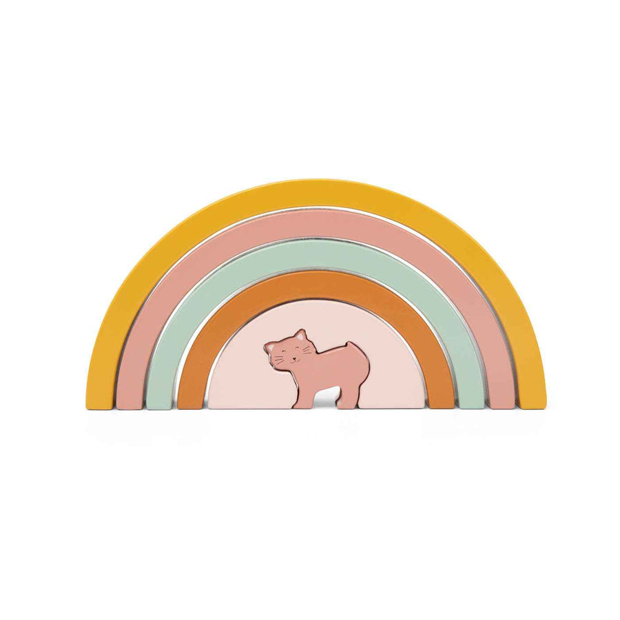 Trixie |  Houten Stapelregenboog - Mrs. Cat