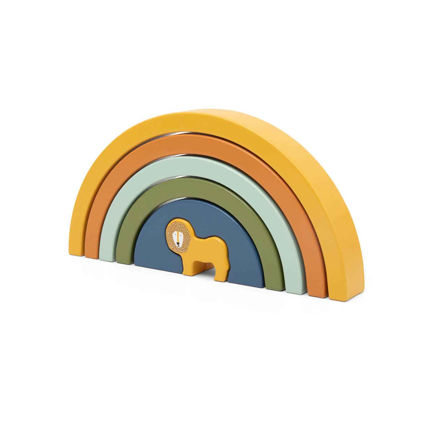 Trixie |  Houten Stapelregenboog - Mr. Lion