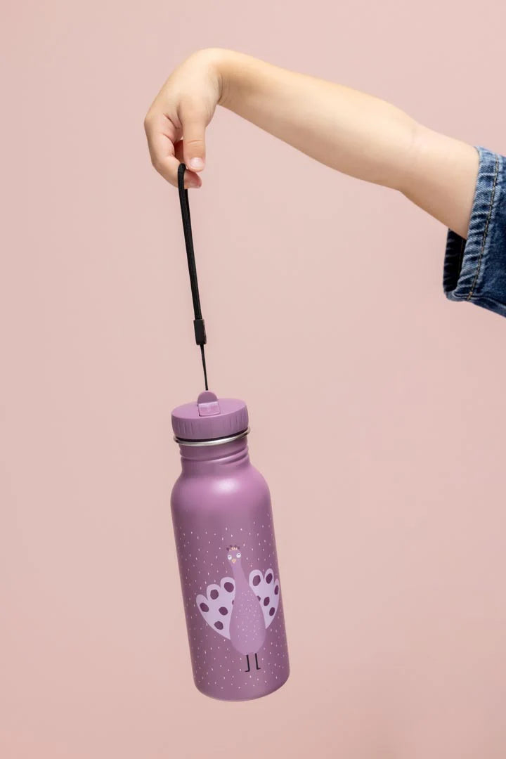 Trixie | Drinkfles Mrs. Peacock RVS 500ml