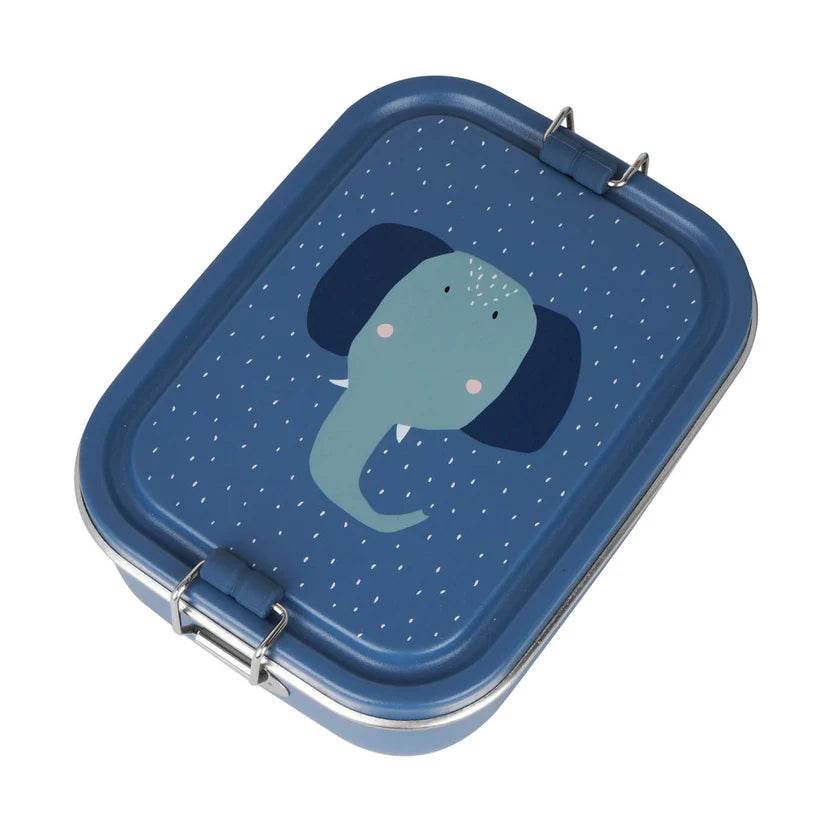 Trixie | Brooddoos Klein Mrs. Elephant Blauw 17x13x6cm