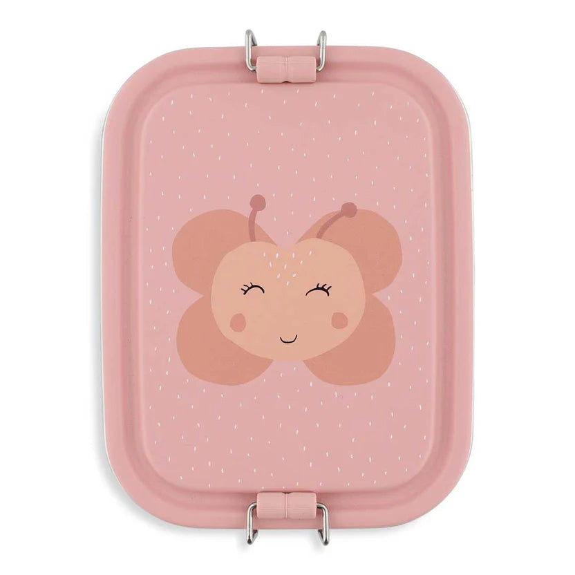 Trixie | Brooddoos Klein Mrs. Butterfly Roze 17x13x6cm