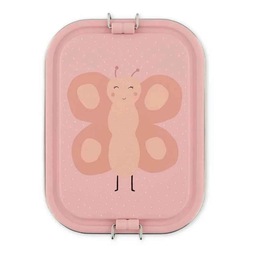 Trixie | Brooddoos Groot Mrs. Butterfly Roze 20x15x6cm
