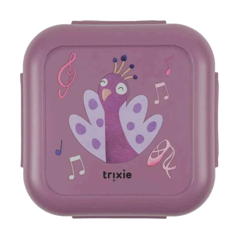 Trixie | Snackbox Ballerina Mrs Peacock 13x13x7cm