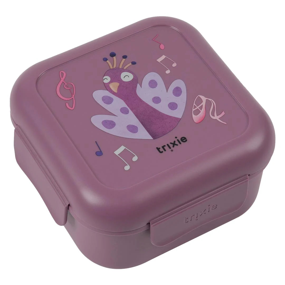 Trixie | Snackbox Ballerina Mrs Peacock 13x13x7cm