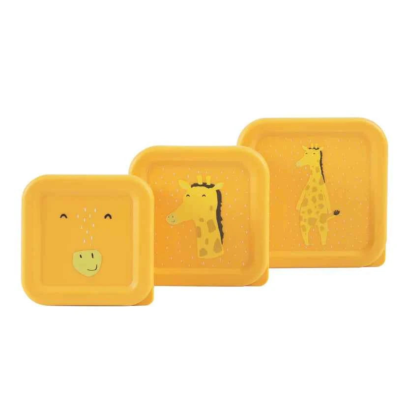 Trixie | Bewaarpotje Snackbox Mr Giraffe 3-delig