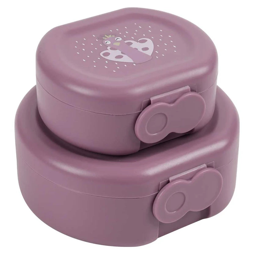 Trixie | Bewaarpotje Snack Box Mrs. Peacock  Paars 2-pack