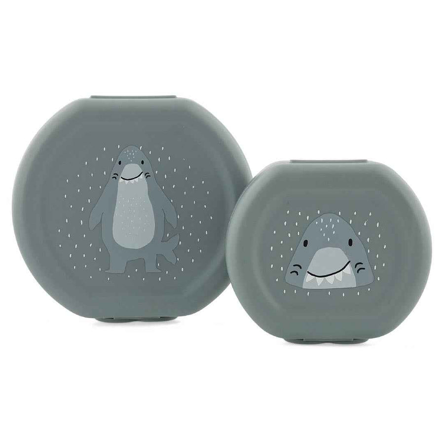 Trixie | Snackbox Met Clip - 2 Stuks - Mr. Shark