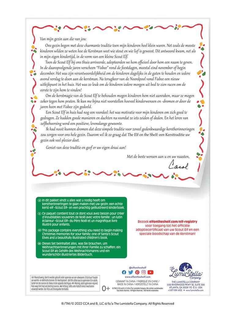 The Elf On The Shelf | Boy Gift Set (Dutch Language)
