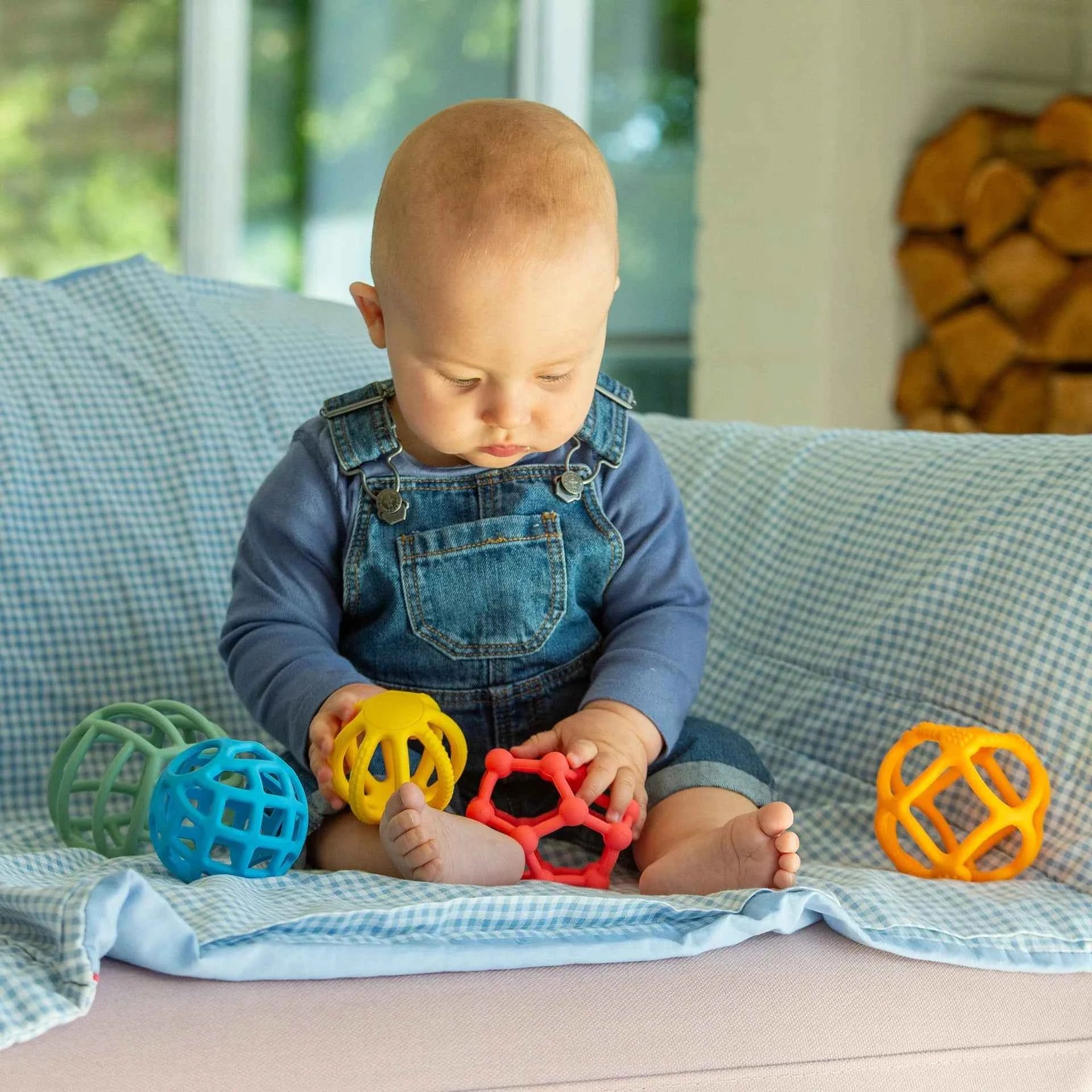 Tickit | Silisoft Flexibele Ballen Regenboog Kleuren