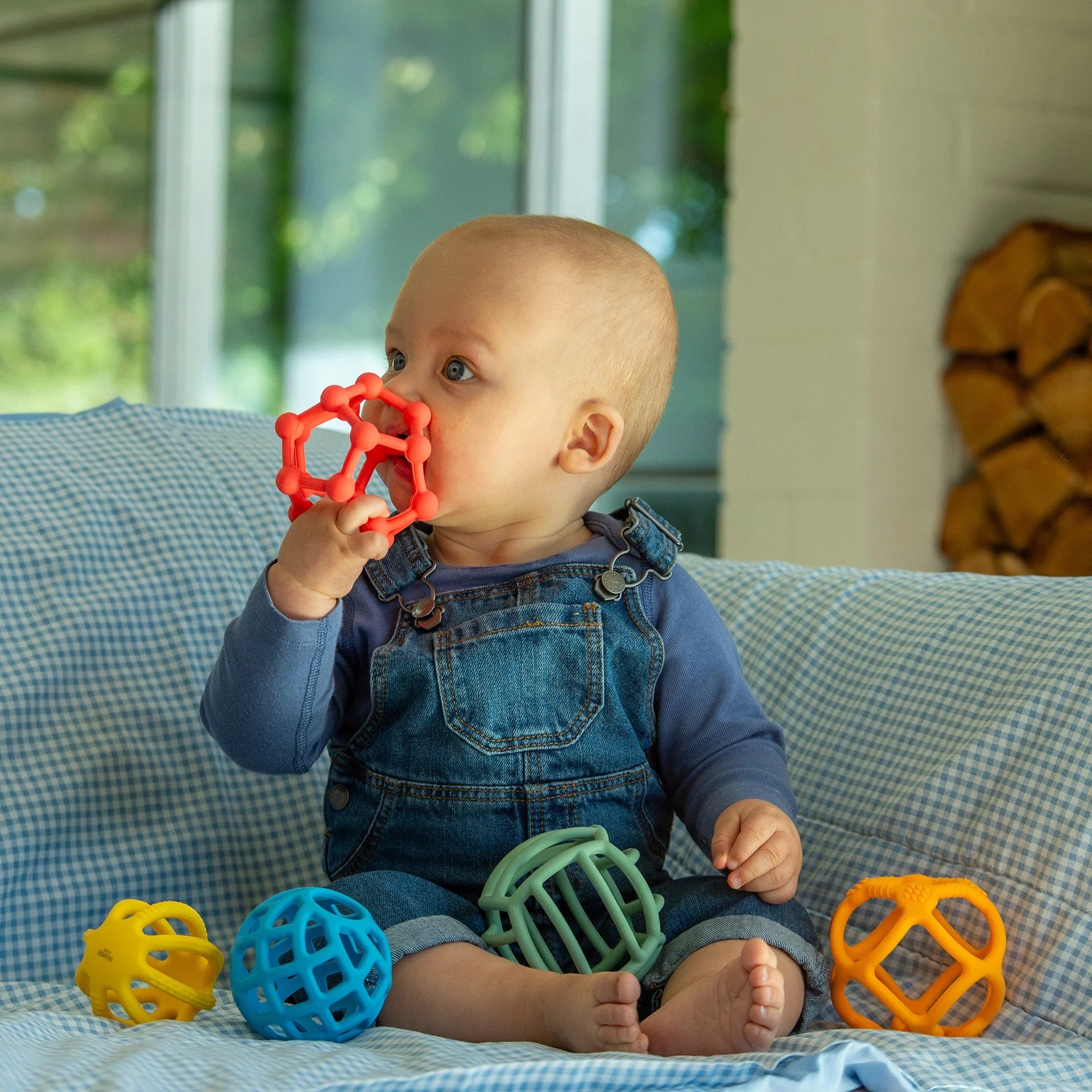 Tickit | Silisoft Flexibele Ballen Regenboog Kleuren