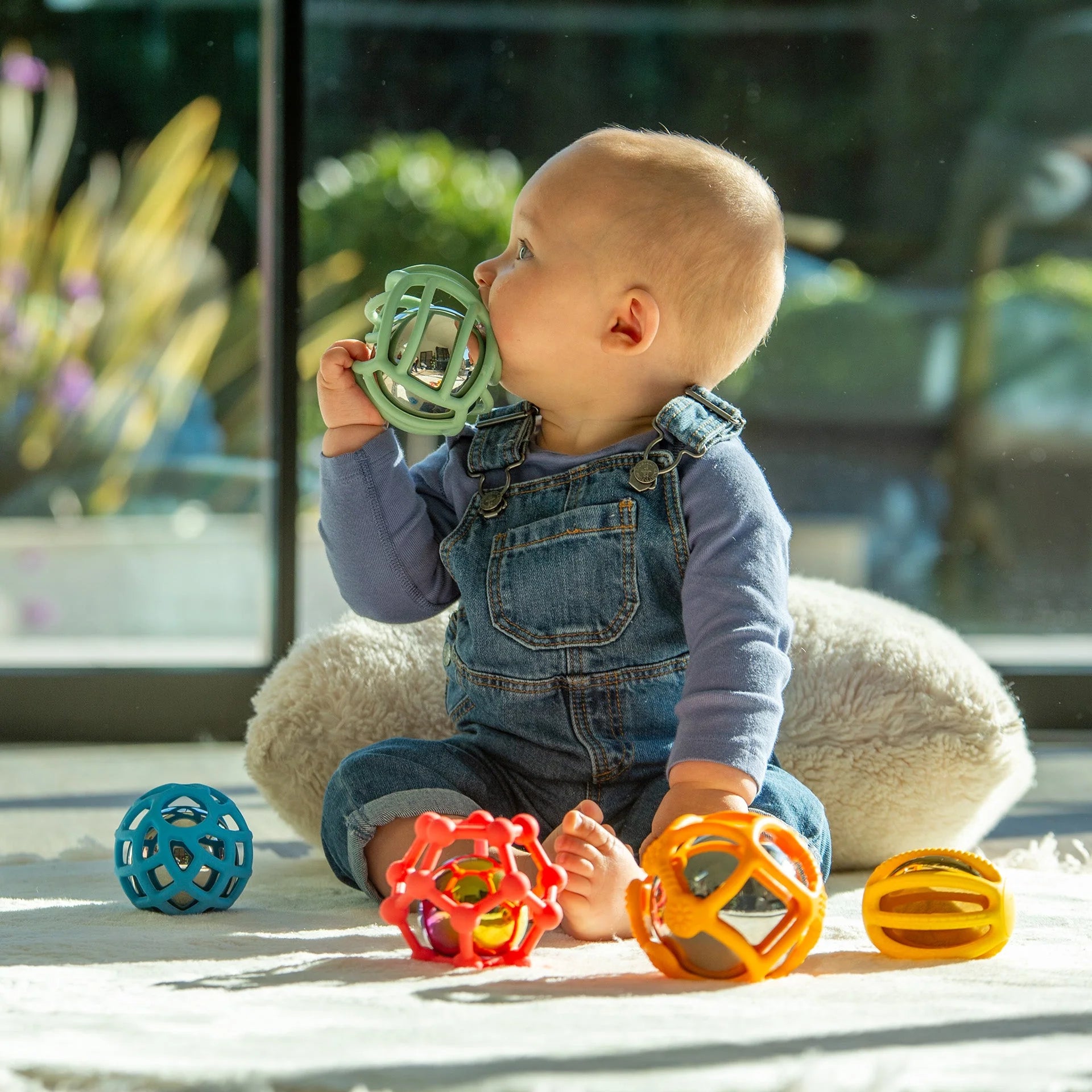 Tickit | Silisoft Flexibele Ballen Regenboog Kleuren