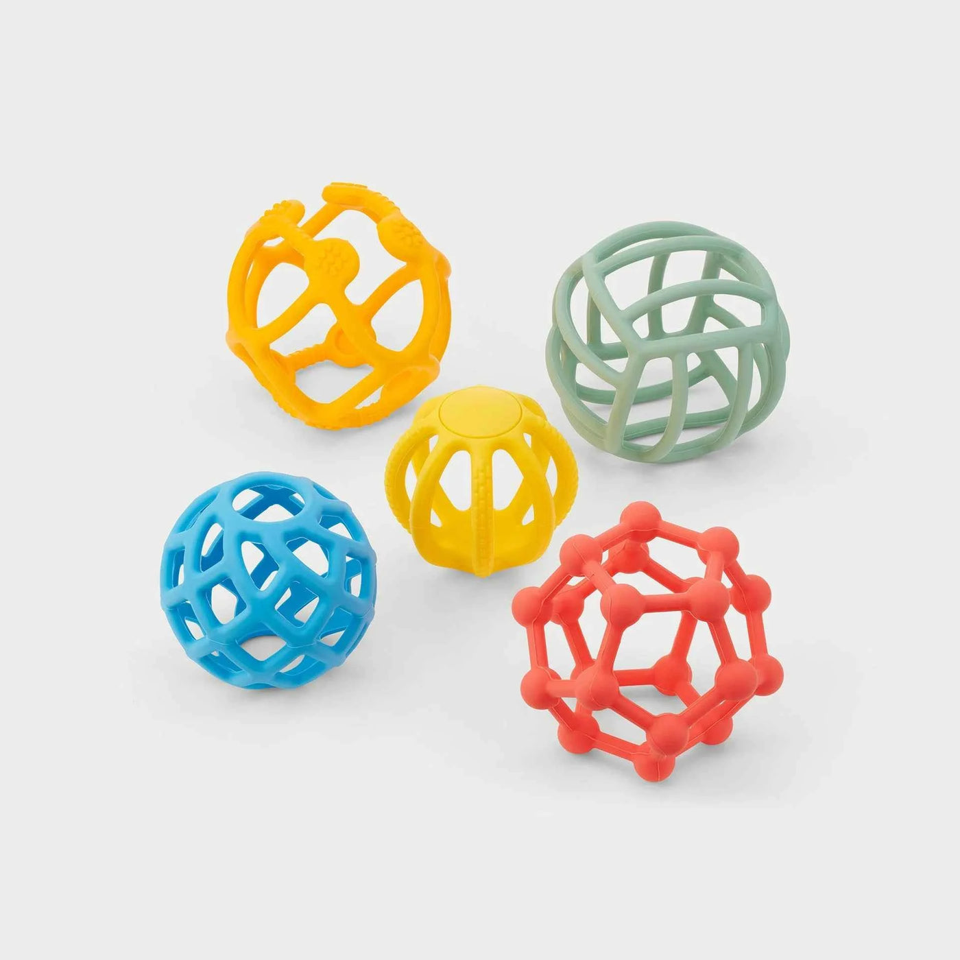 Tickit | Silisoft Flexibele Ballen Regenboog Kleuren
